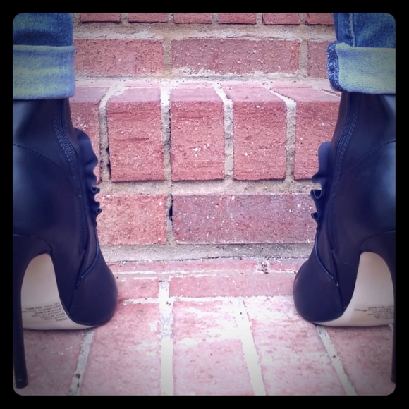 Faux leather booties - Picture 2 of 3